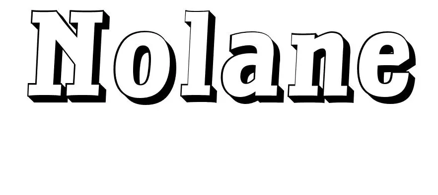 Coloriage Nolane - Prénom à imprimer
