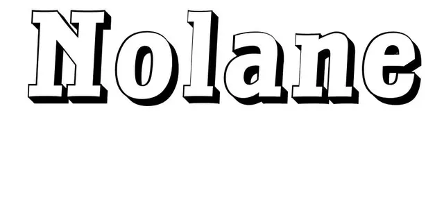 Coloriage Nolane - Prénom à imprimer