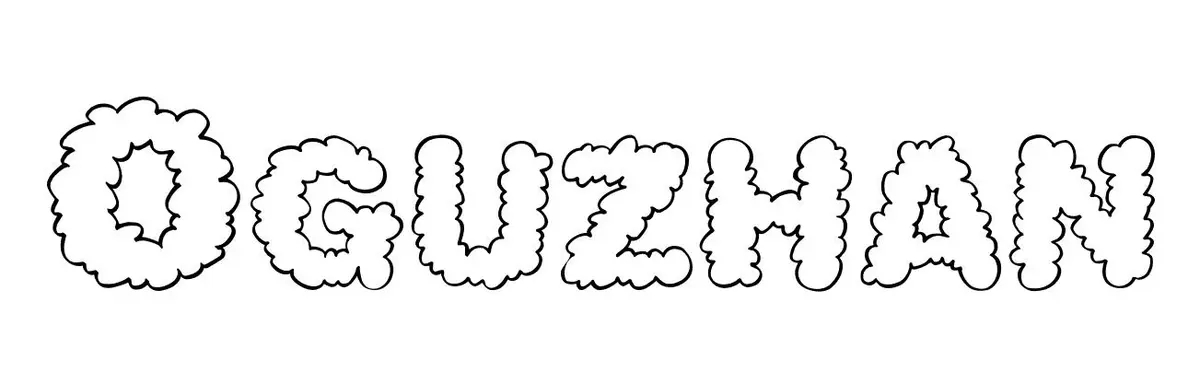 Oguzhan coloring page to print