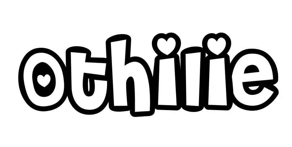 Coloriage Othilie - Prénom à imprimer