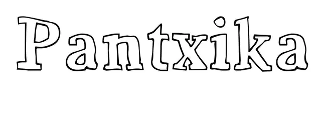 Coloriage Pantxika - Prénom à imprimer