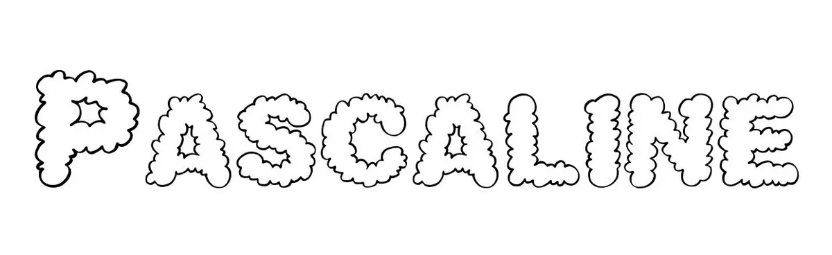 Coloriage Pascaline - Prénom à imprimer
