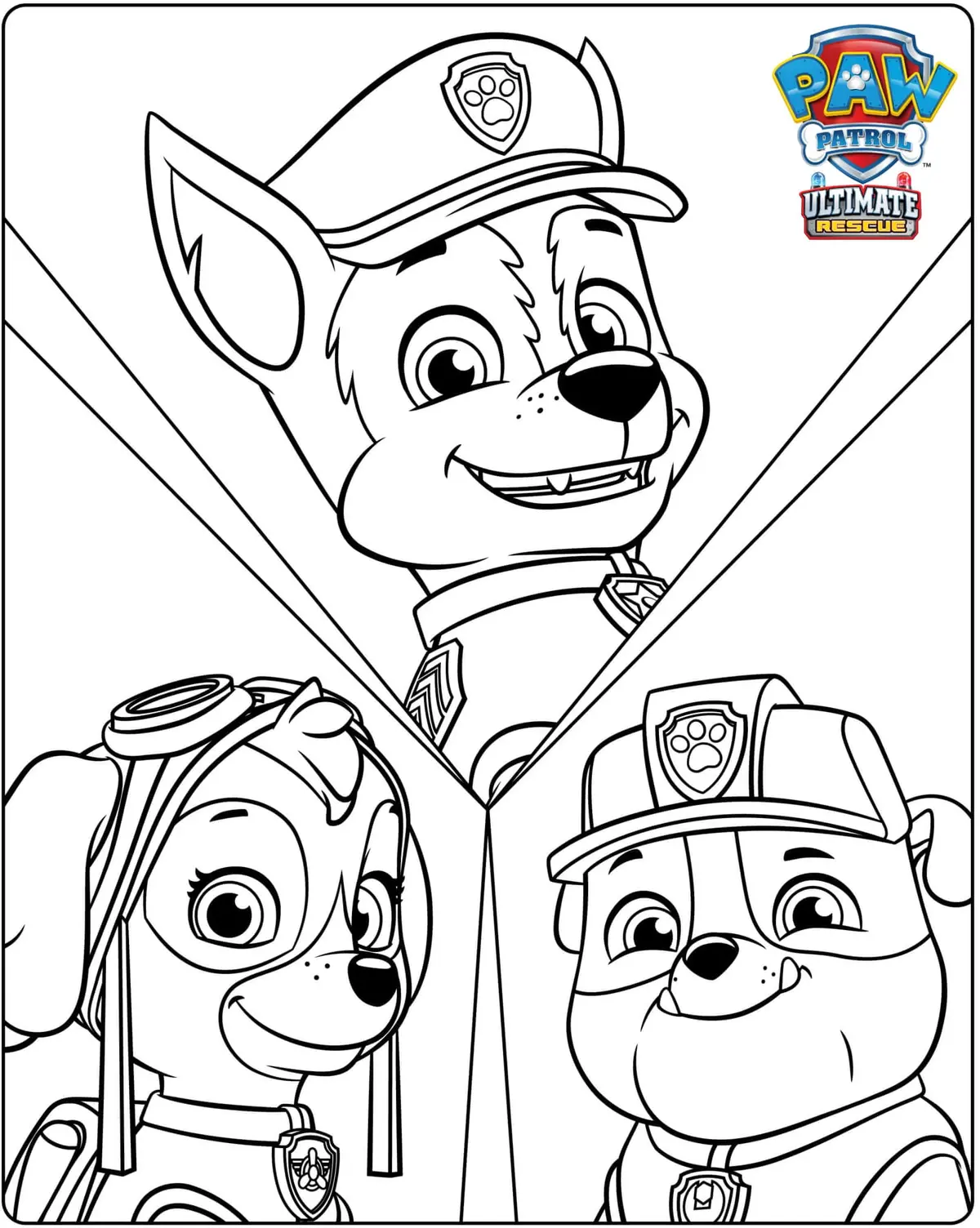 Coloriage Pat Patrouille Ultimate Rescue - Pat patrouille à imprimer