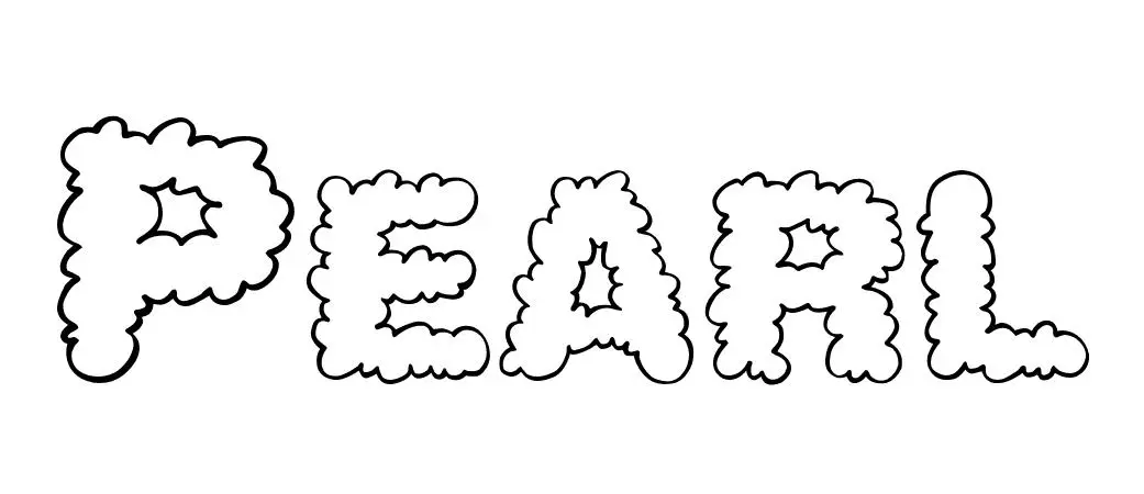 Coloriage Pearl - Prénom à imprimer