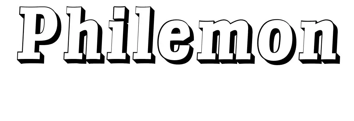 Coloriage Philemon - Prénom à imprimer