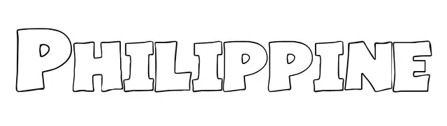 Coloriage Philippine - Prénom à imprimer