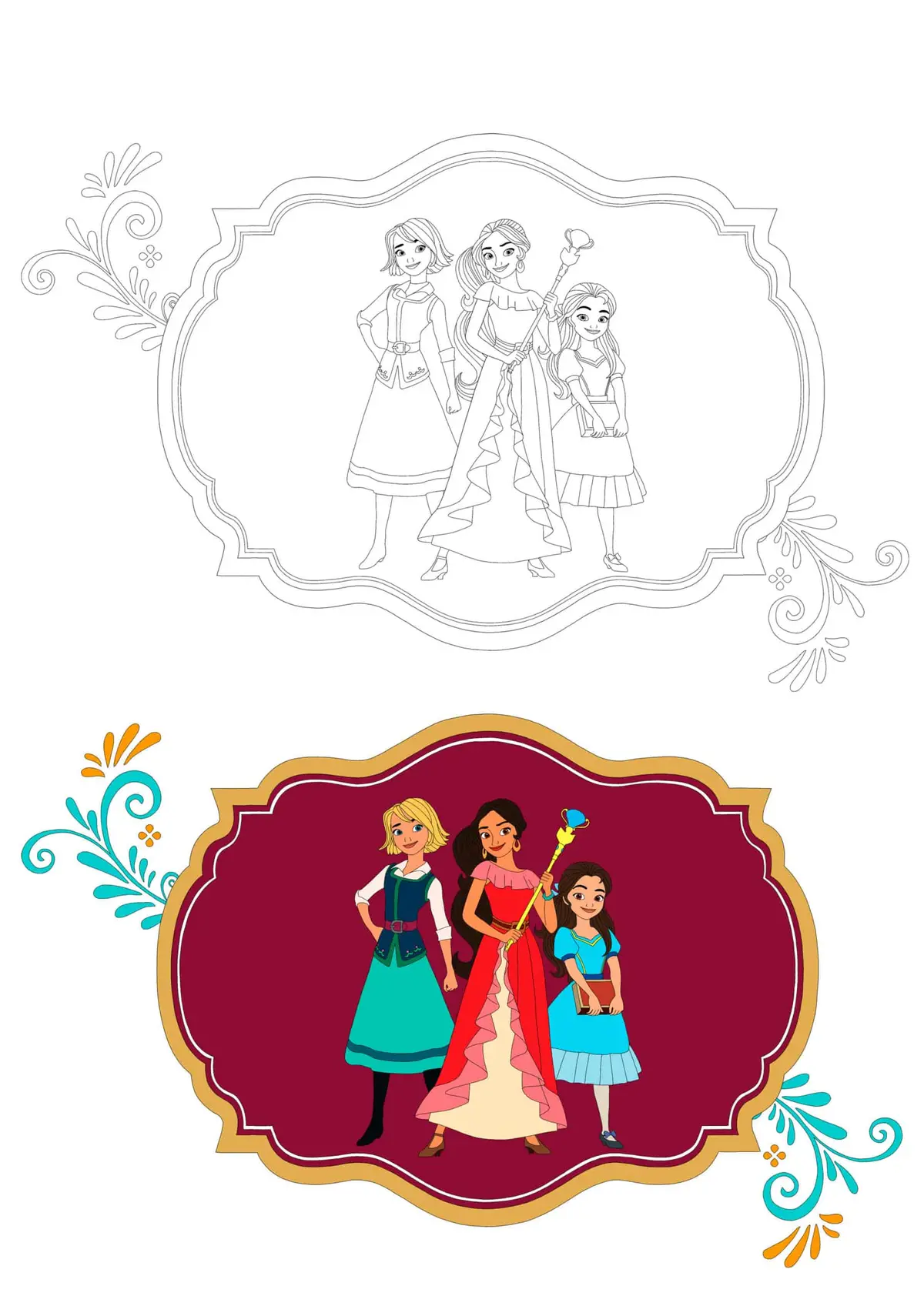 Coloriage Princesse Elena Of Avalor - Princesse à imprimer