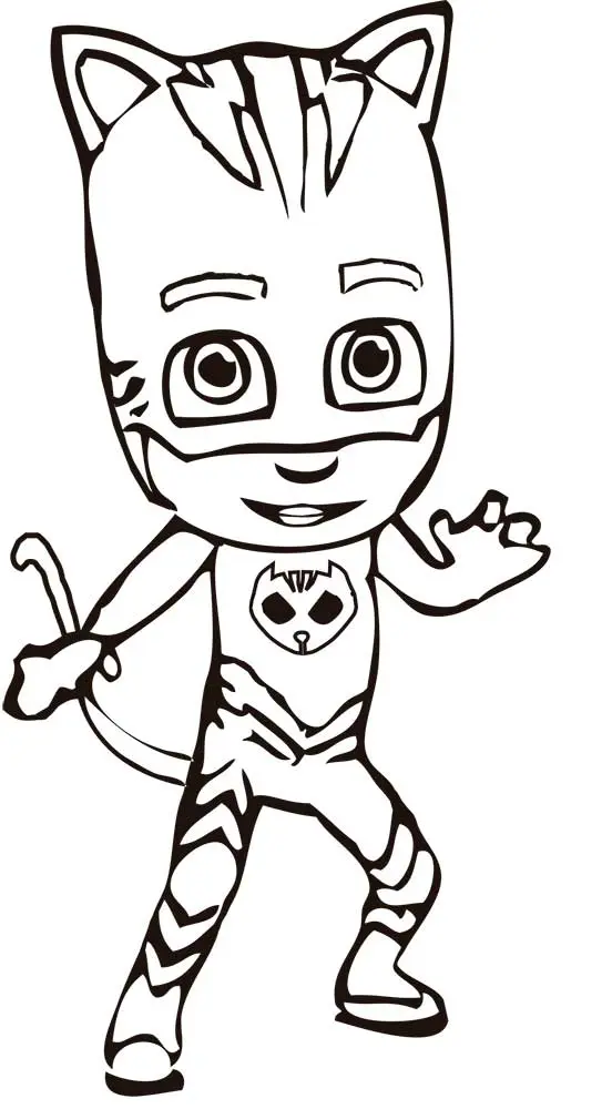 Coloriage Pyjamasques Est Prêt - Pyjamasques à imprimer
