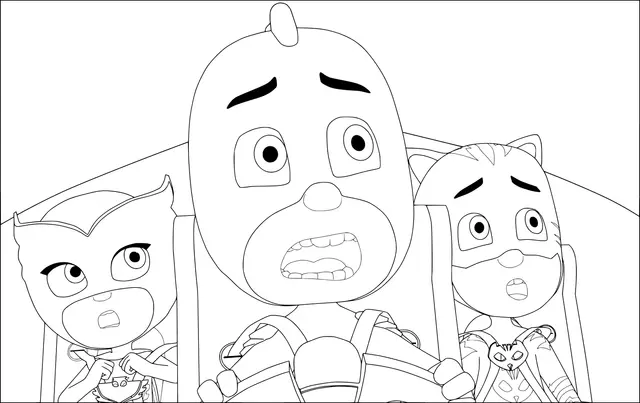 Coloriage Pyjamasques In Gekko Mobile - Pyjamasques à imprimer