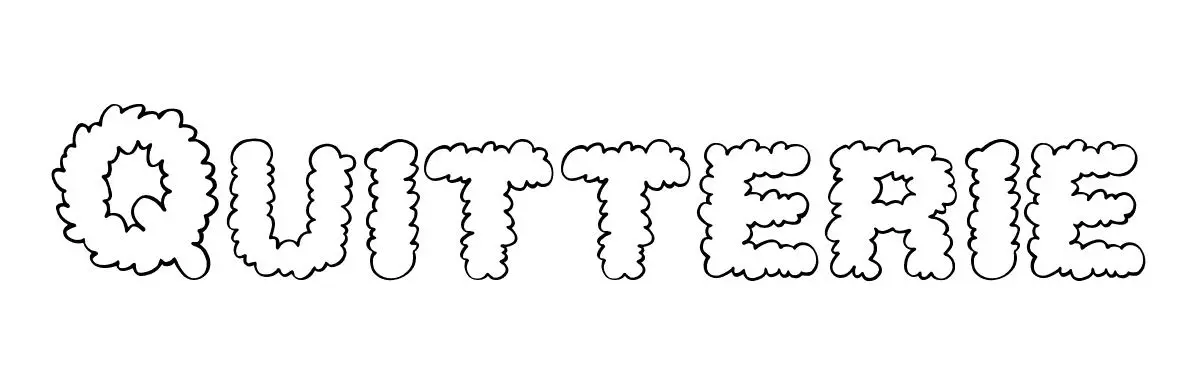 Disegno di Disegno del nome Quitterie da stampare