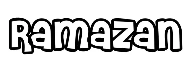 Coloriage Ramazan - Prénom à imprimer