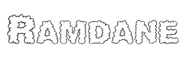 Coloriage Ramdane - Prénom à imprimer