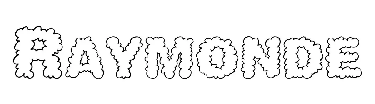 Coloriage Raymonde - Prénom à imprimer