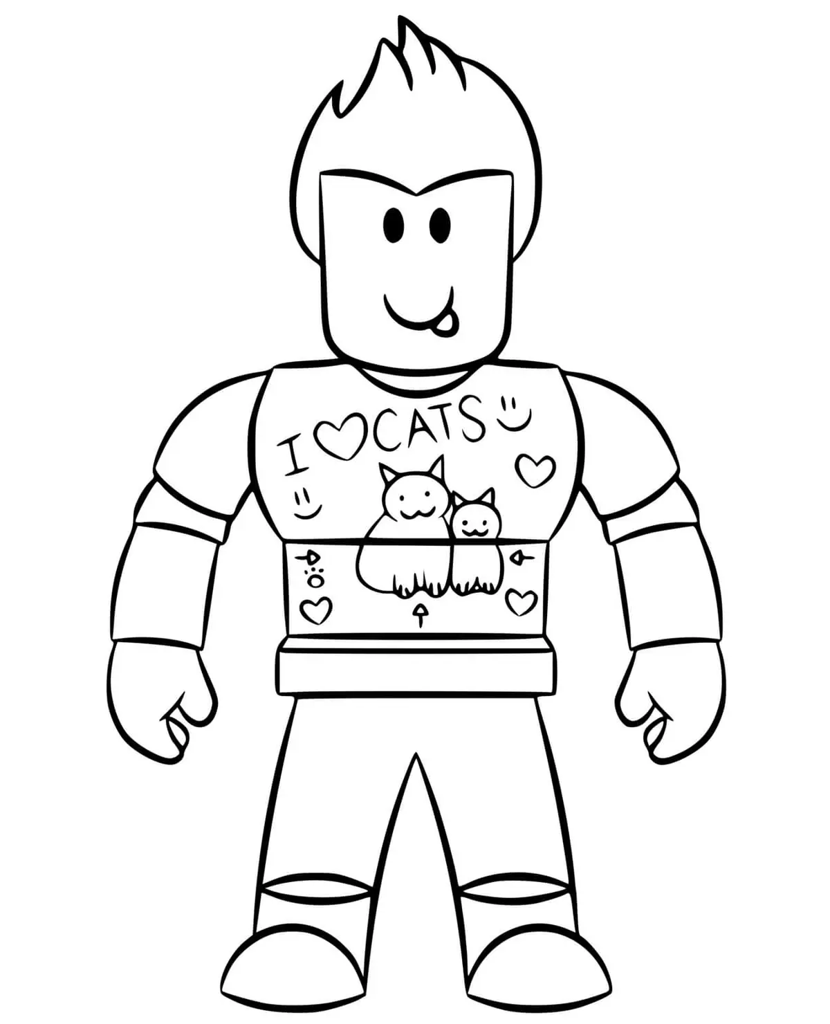 Coloriage Roblox Denisdaily - Roblox à imprimer