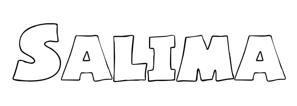 Salima coloring page to print