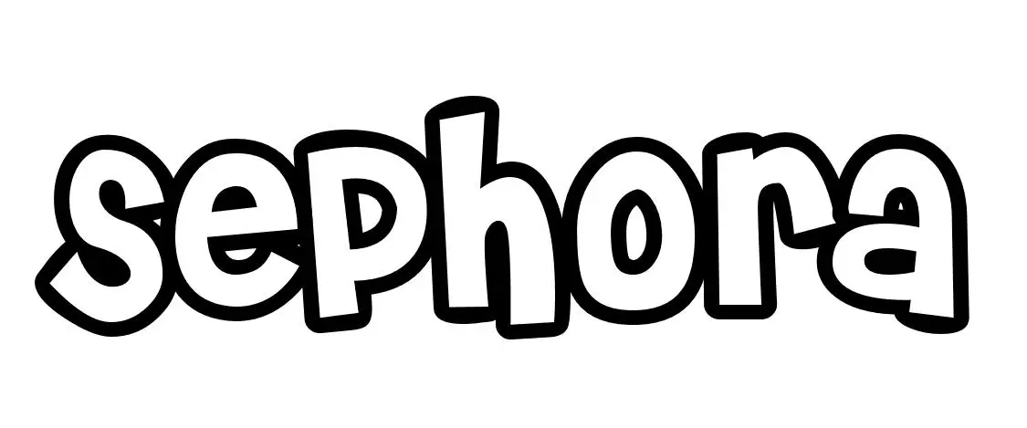 Coloriage Sephora - Prénom à imprimer