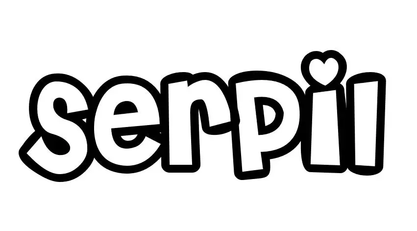 Disegno di Serpil – disegno del nome da colorare da stampare