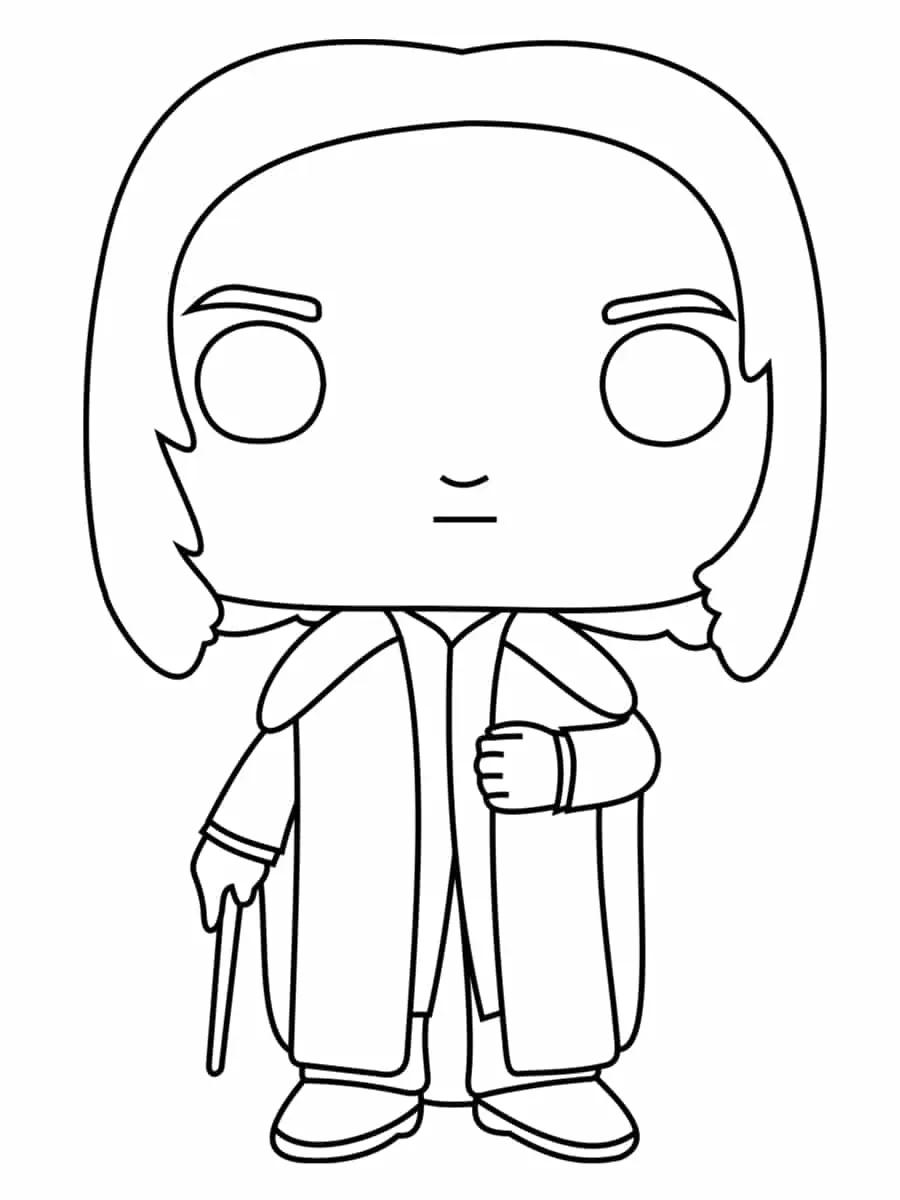Coloriage Severus Rogue - Harry potter à imprimer