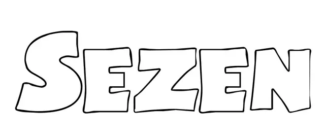 Coloriage Sezen - Prénom à imprimer