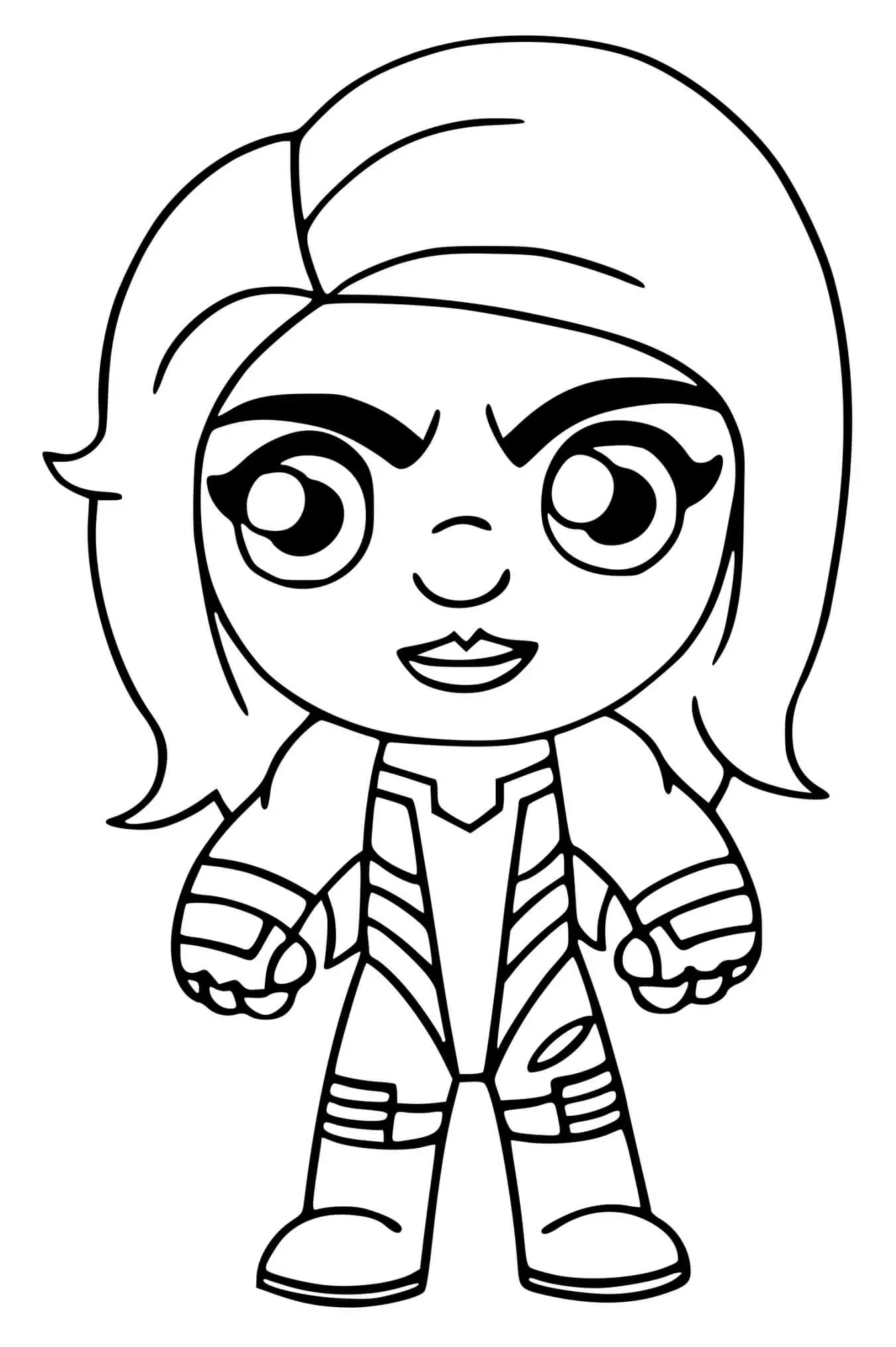 Coloriage She Hulk Fortnite - Super héroïne à imprimer