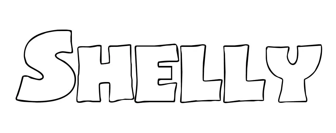 Shelly coloring page to print