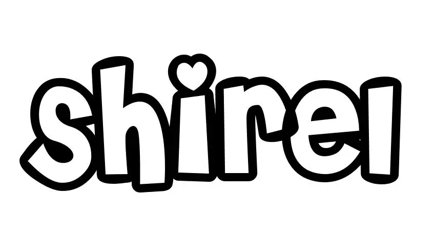Shirel coloring page to print