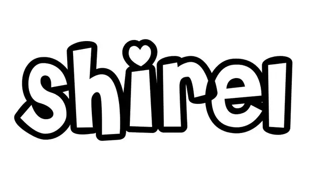 Coloriage Shirel - Prénom à imprimer