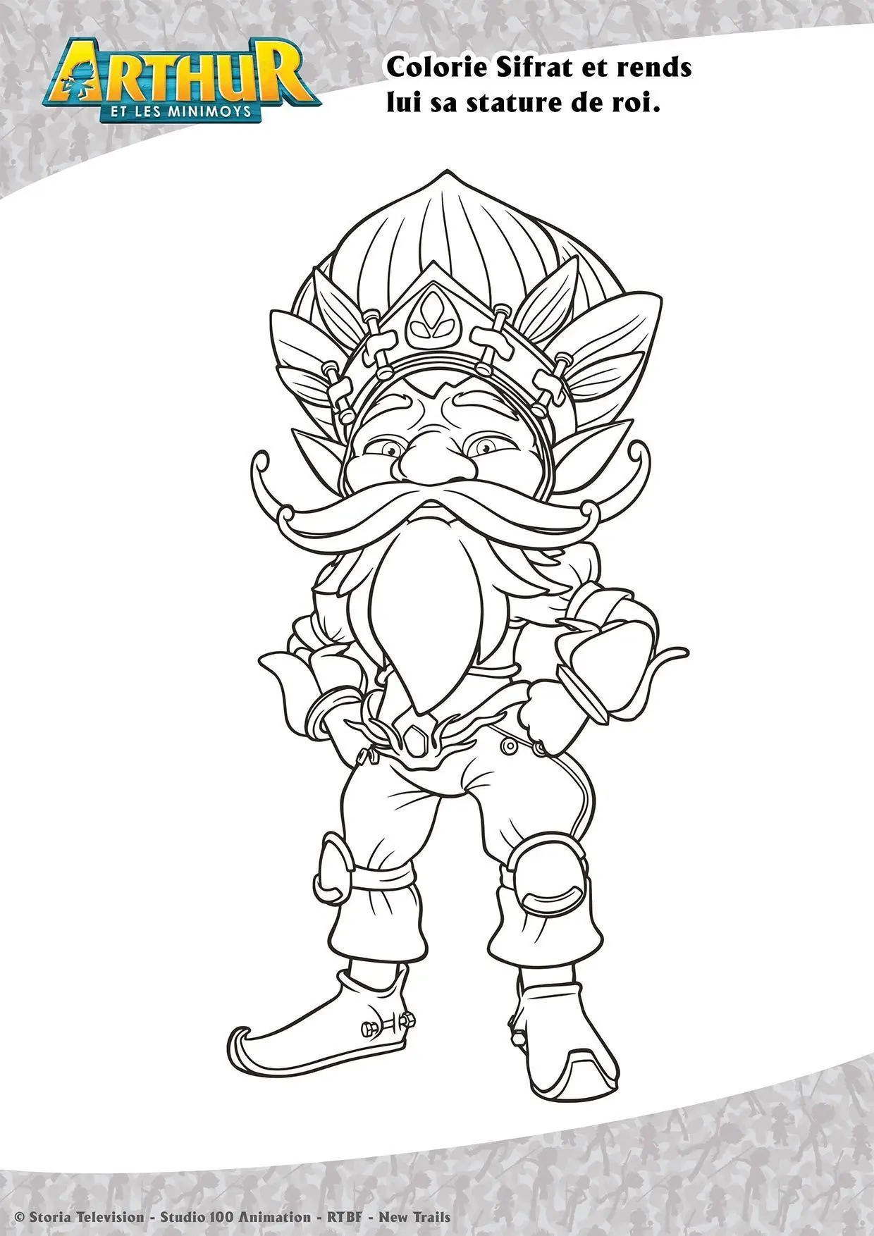 Coloriage Sifrat Arthur - Gulli à imprimer