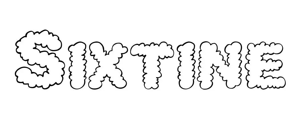 Coloriage Sixtine - Prénom à imprimer