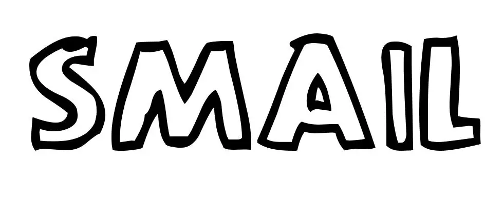 Coloriage Smail - Prénom à imprimer
