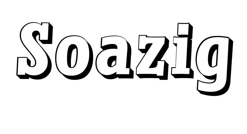 Coloriage Soazig - Prénom à imprimer