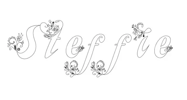 Coloriage Steffie - Prénom à imprimer