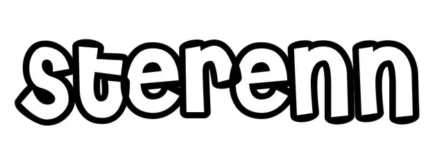 Coloriage Sterenn - Prénom à imprimer