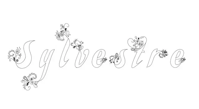 Coloriage Sylvestre - Prénom à imprimer