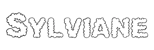 Coloriage Sylviane - Prénom à imprimer