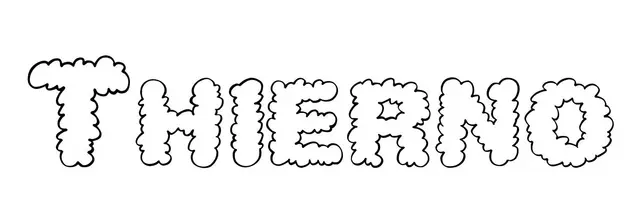 Coloriage Thierno - Prénom à imprimer