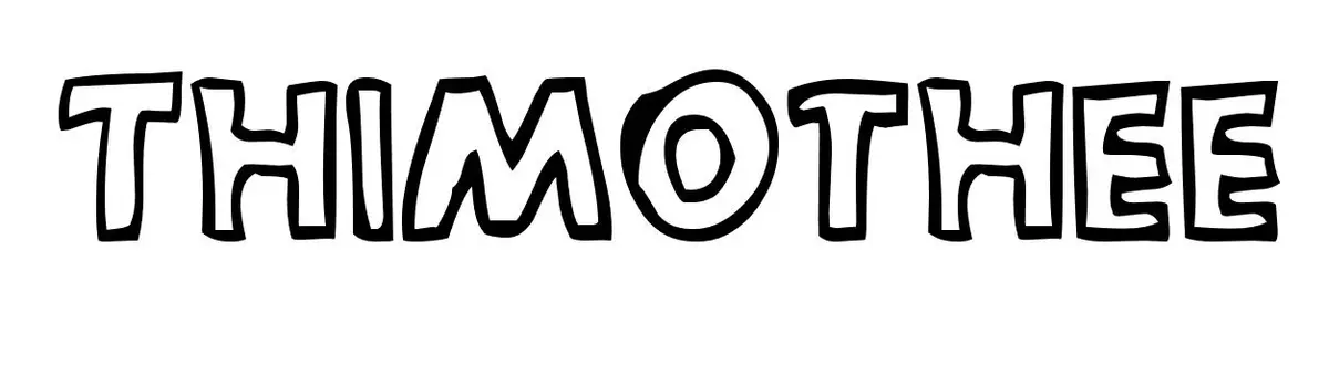 Coloriage Thimothee - Prénom à imprimer