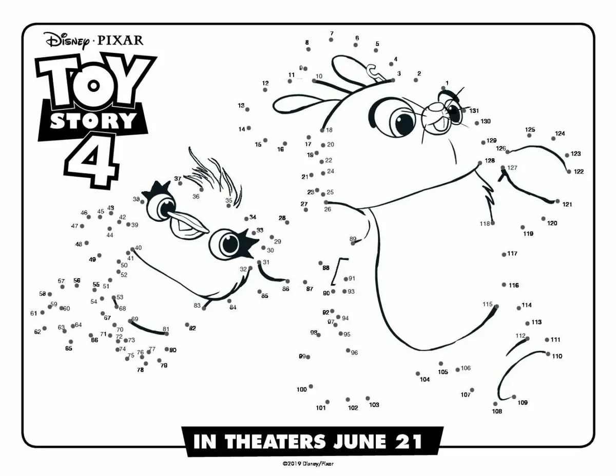 Toy Story 4 Printable For Kids coloring page to print