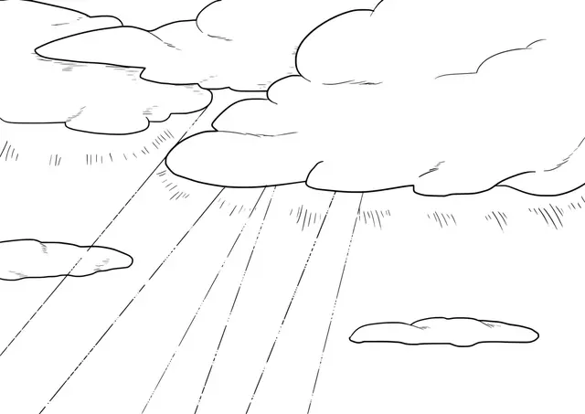 Coloriage Jésus transfiguré sur la montagne sacrée - Jésus à imprimer