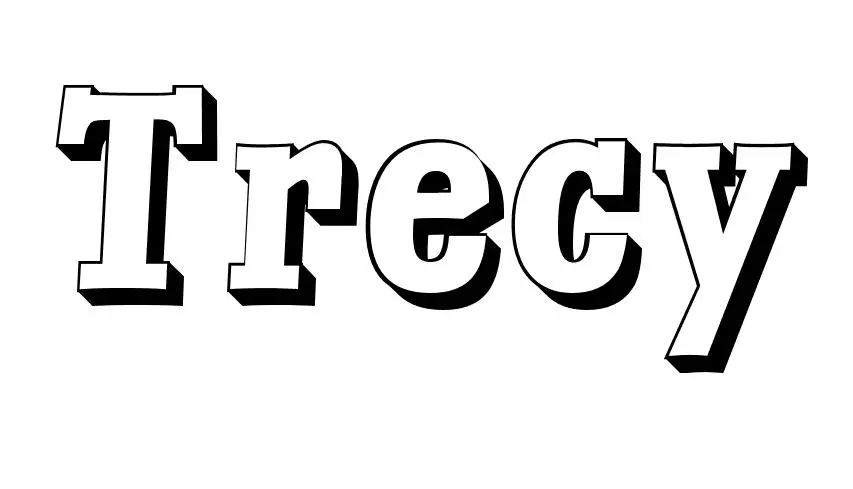 Disegno di Trecy da stampare