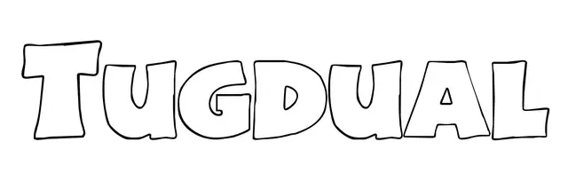 Coloriage Tugdual - Prénom à imprimer