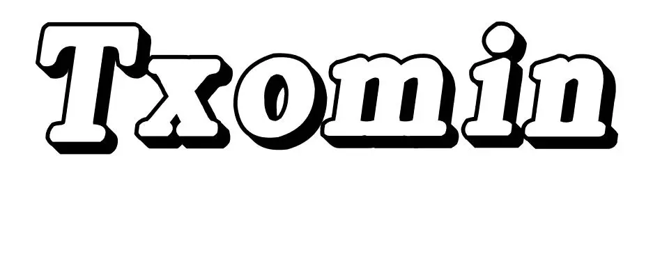 Coloriage Txomin - Prénom à imprimer