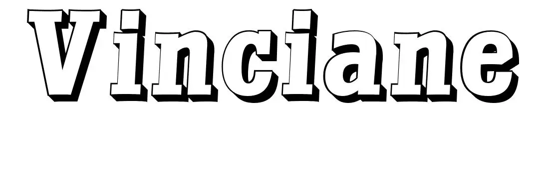 Coloriage Vinciane - Prénom à imprimer
