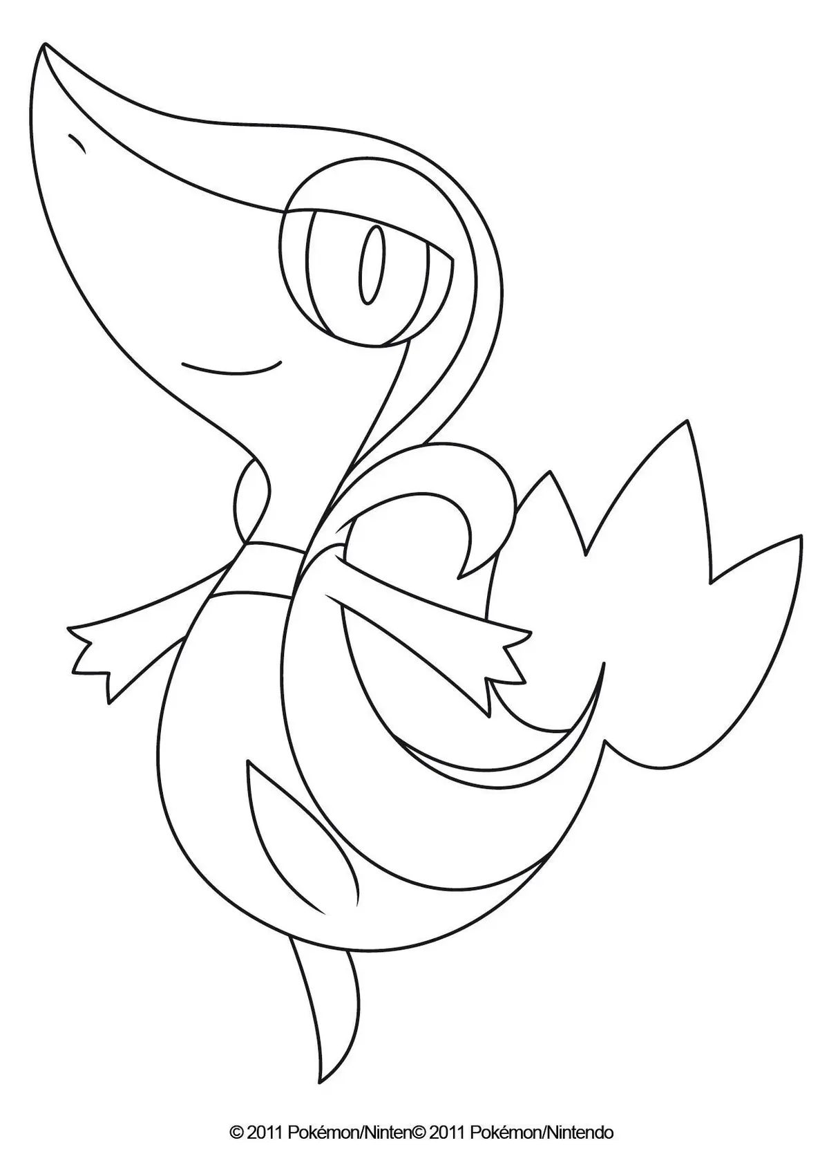 Dibujo de Vipelierre de Pokémon para colorear