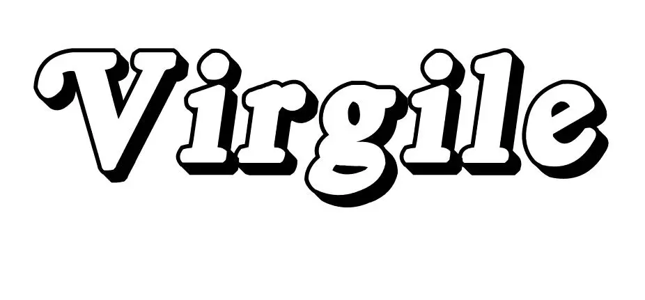 Coloriage Virgile - Prénom à imprimer