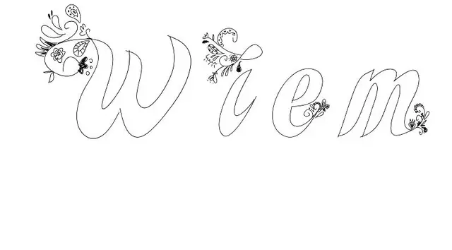 Coloriage Wiem - Prénom à imprimer