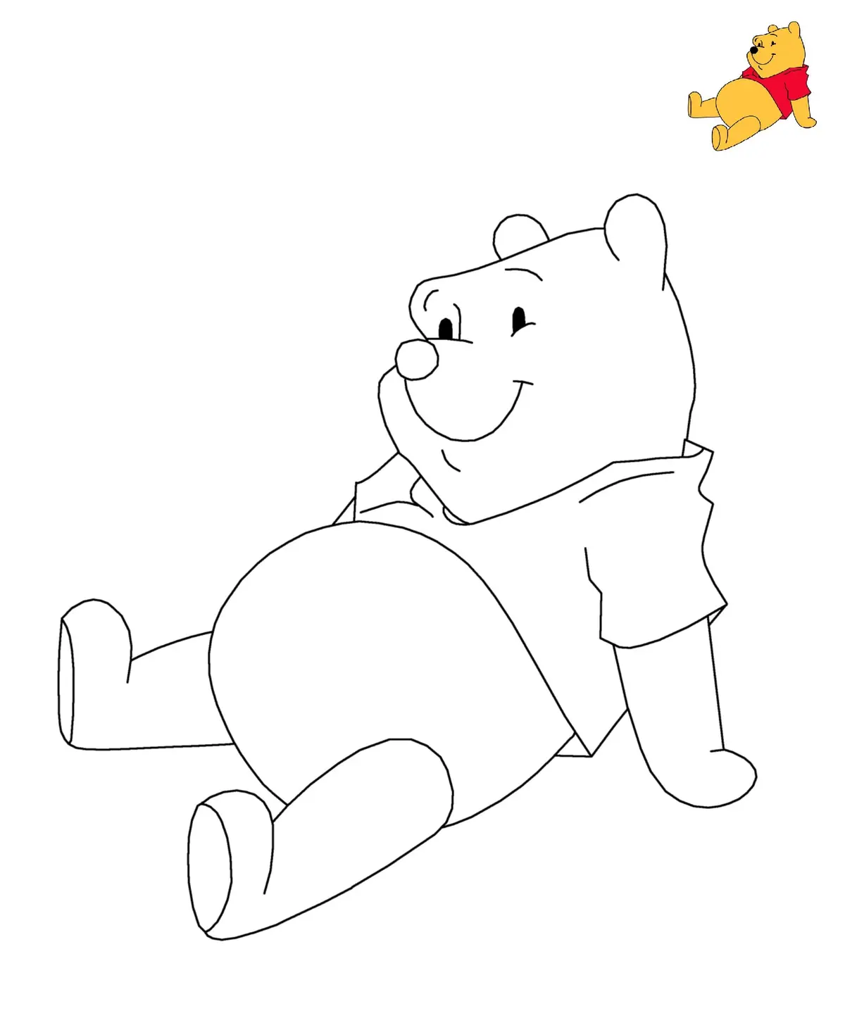 Ausmalbild Winnie Puuh Magisches Disney-Abenteuer zum Ausdrucken