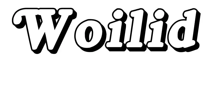 Coloriage Woilid - Prénom à imprimer