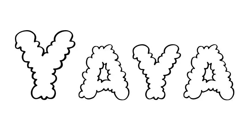Yaya coloring page to print