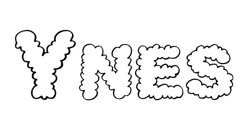 Coloriage Ynes - Prénom à imprimer